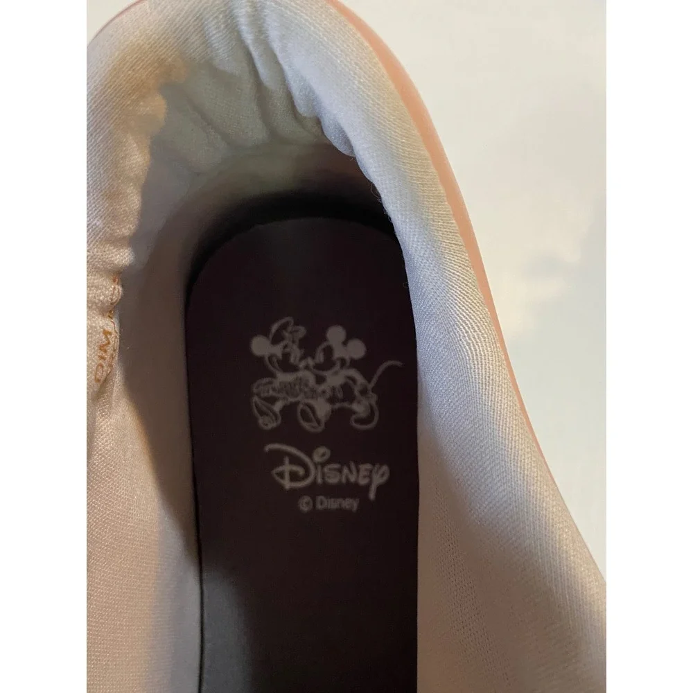 Kronikel Disney Mickey Minnie Mouse White Platform Chunky Lug Sole Sneakers 41